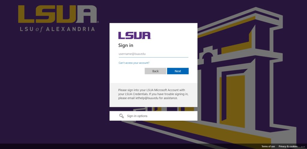 My LSUA Email Login
