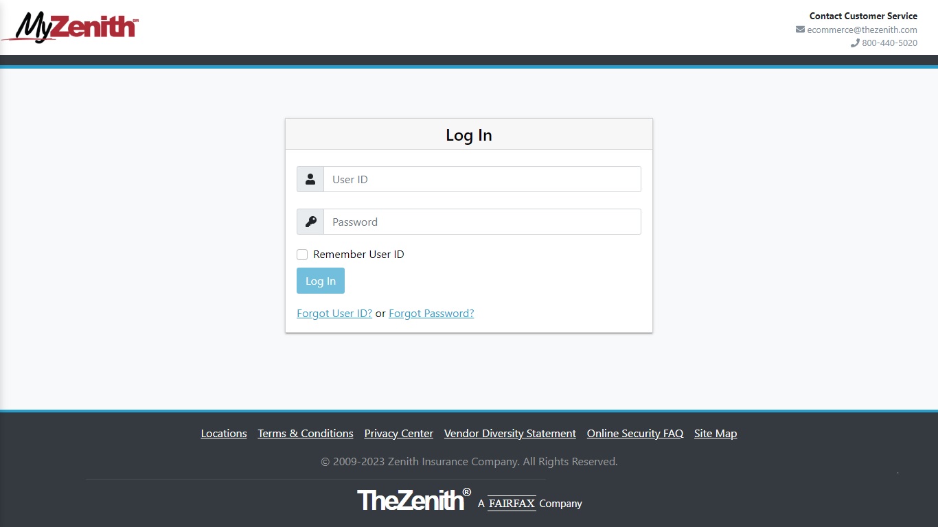 Zenith Agent Login