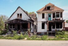 Fire-Damaged Home