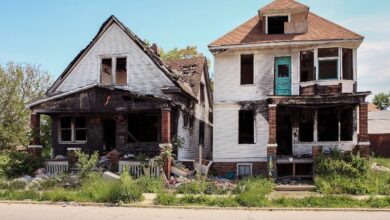 Fire-Damaged Home