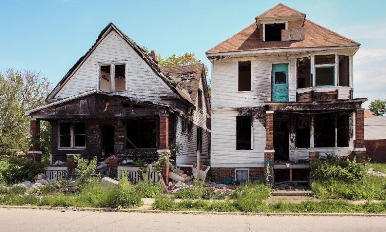 Fire-Damaged Home