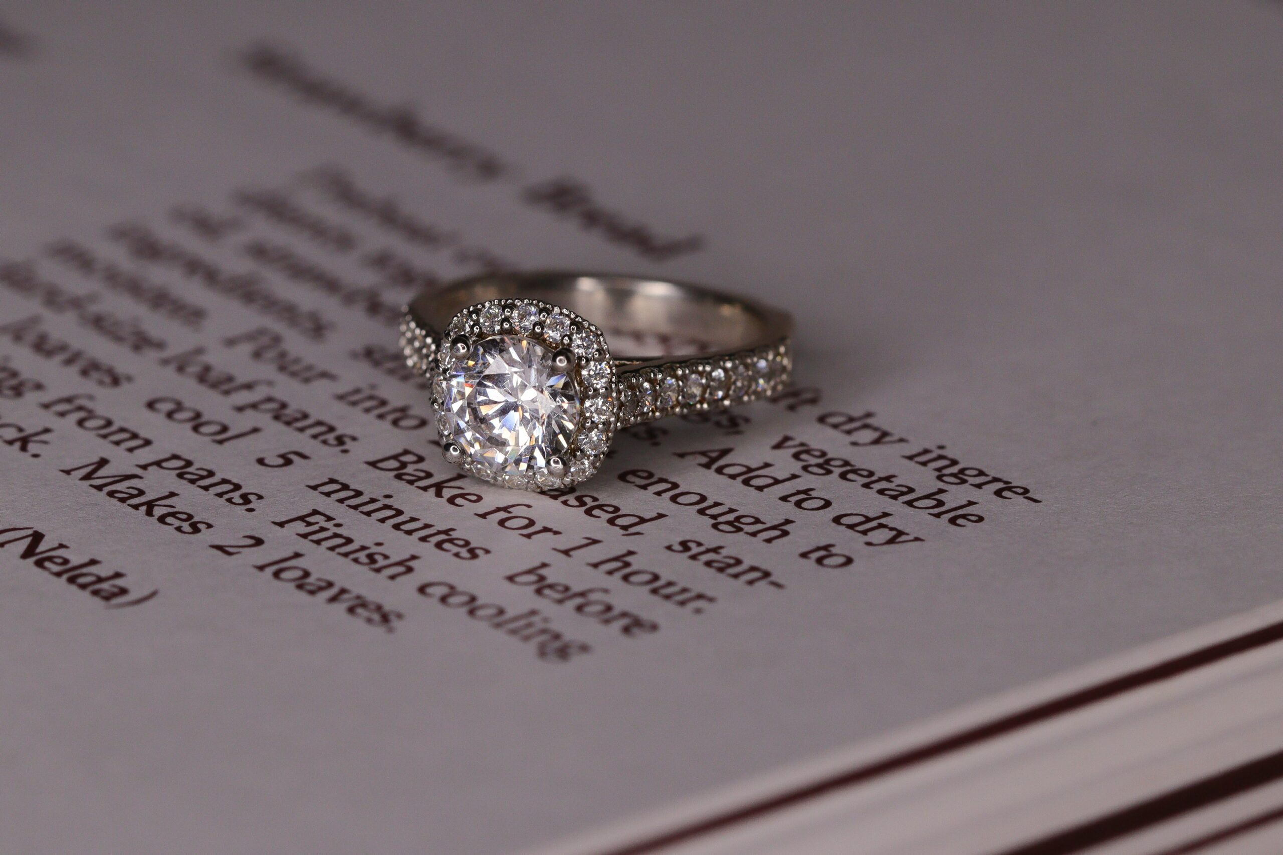 Halo Diamond Ring